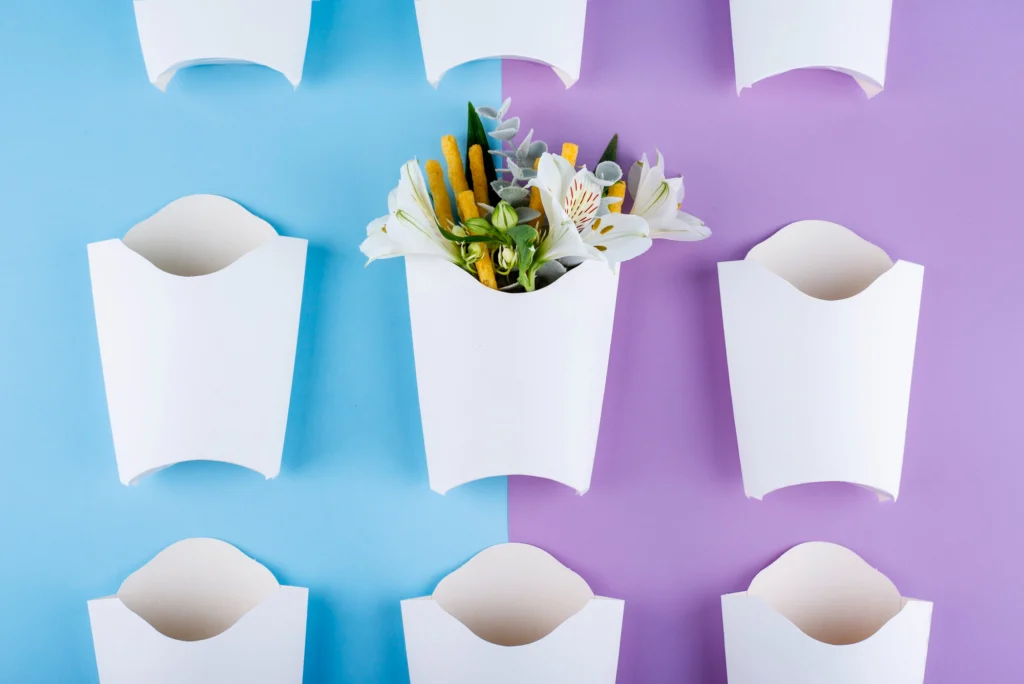 soluciones de empaque para catering en cajas biodegradables