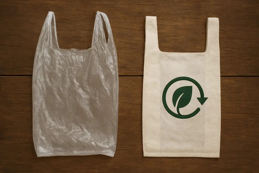 impacto ambiental plásticos biodegradables comparativa