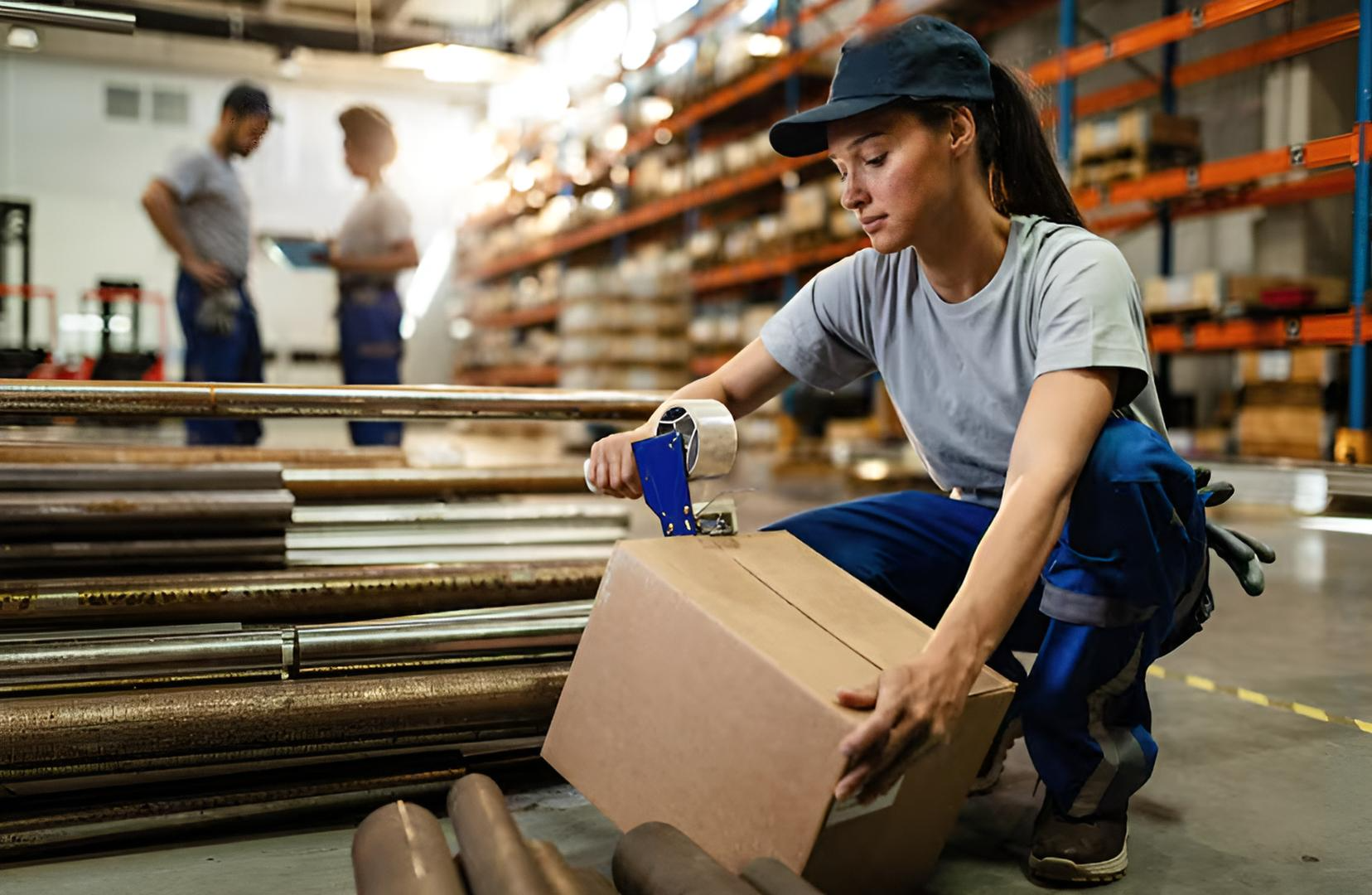 ogística de empaques en transporte