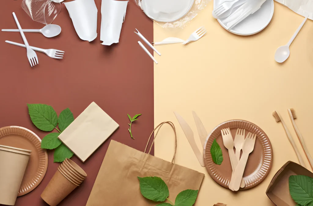 transformación cafetería empaques biodegradables con barista