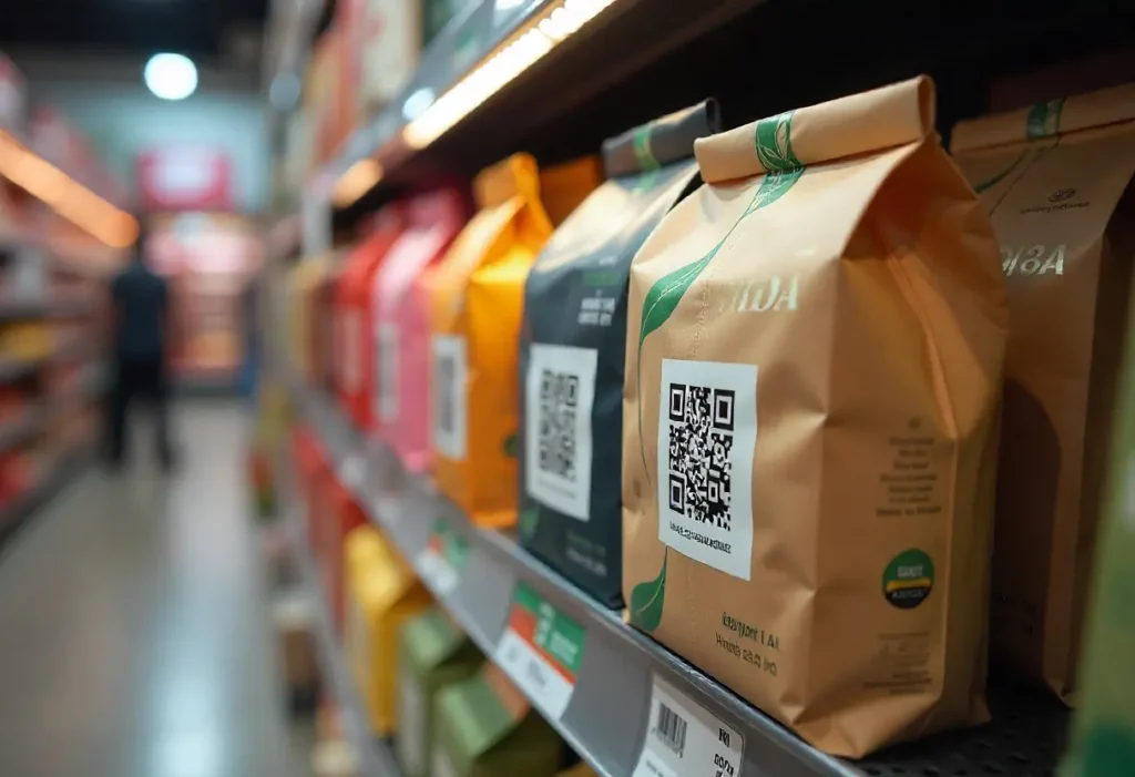 códigos QR en empaques