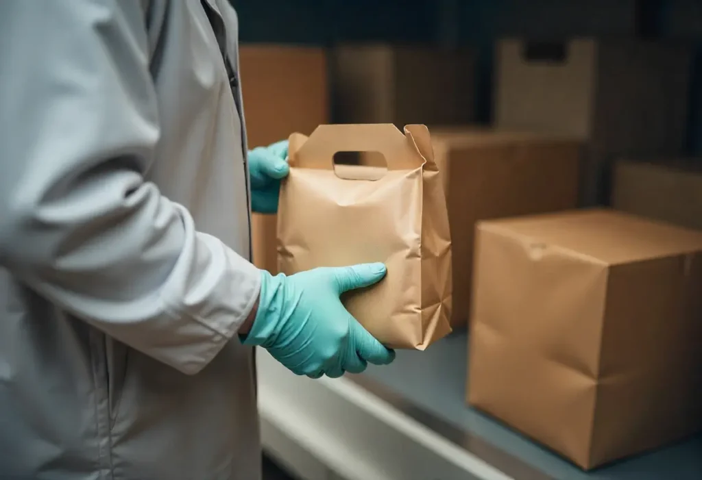 Control de calidad en empaques para alimentos en producción