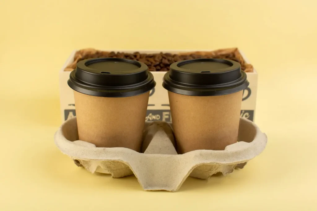 empaques para cafeterías en vasos compostables para bebidas frías