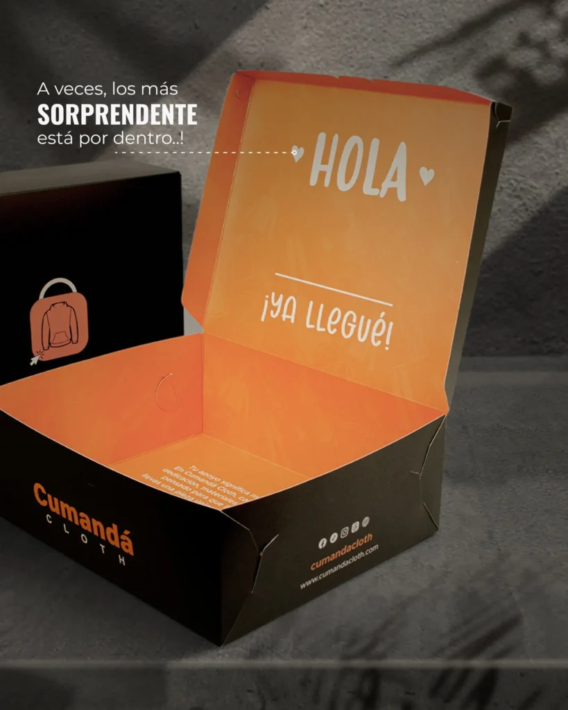 diseño atractivo de empaques sostenibles en redes sociales