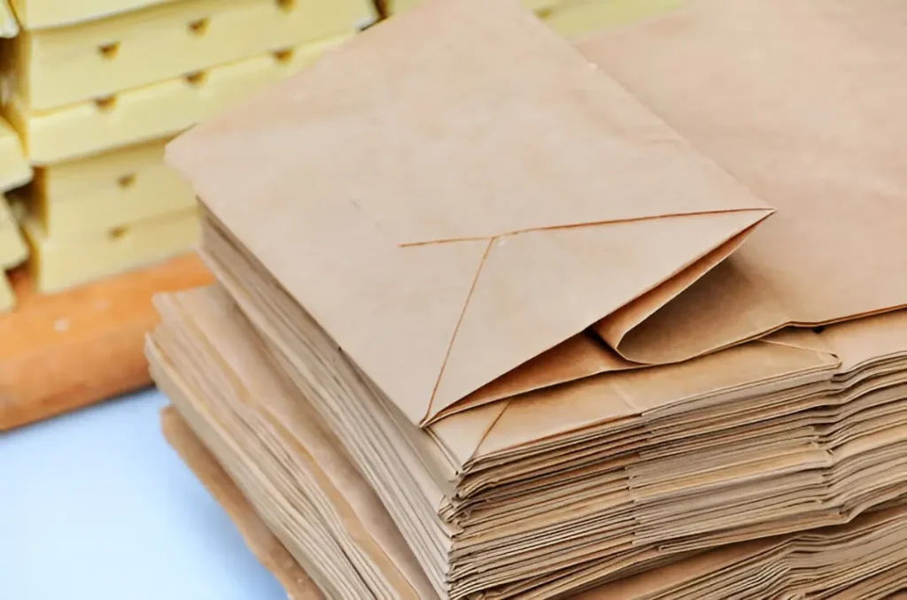 almacenamiento de empaques biodegradables fundas