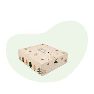 Caja Navideña Beige